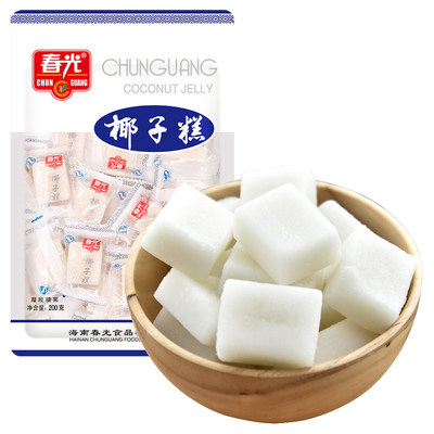 椰香沁心，海島滋味——春光食品200g*2袋裝海南特產椰子糕推薦
