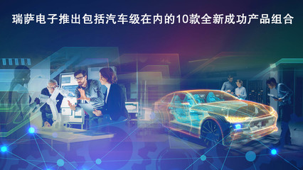 瑞薩電子發(fā)布10款全新汽車(chē)級(jí)成功產(chǎn)品組合，引領(lǐng)技術(shù)創(chuàng)新潮流